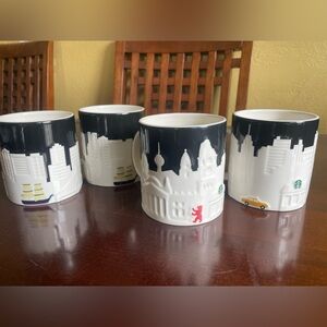 Starbucks collectors relief series East Coast x4 16oz